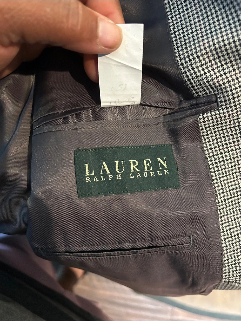 Lauren Ralph Lauren 44L Light Gray Two-Button Textured Sport Coat